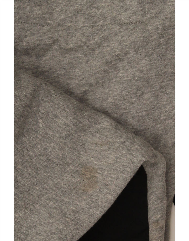 Calça de treino masculina Nike Joggers cinza médio algodão colorblock
