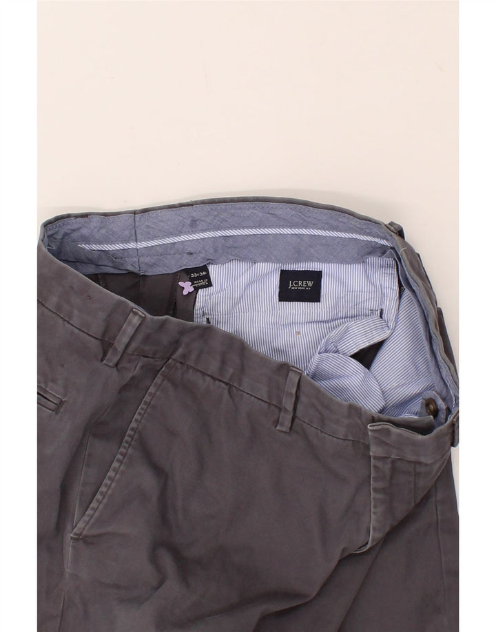 J. CREW Womens Straight Chino Trousers W33 L34  Grey Vintage J. Crew and Second-Hand J. Crew from Messina Hembry 