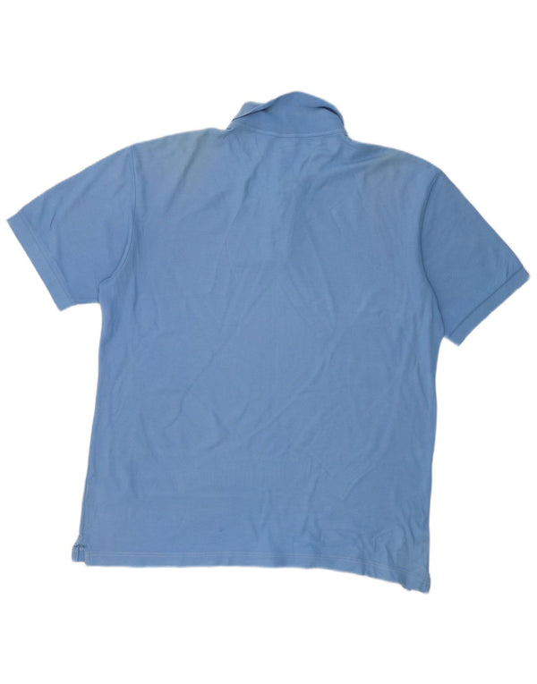 Camisa polo masculina FILA grande algodão azul