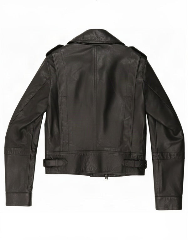 Belstaff Jaqueta feminina de couro para motociclista IT 38 XS preta