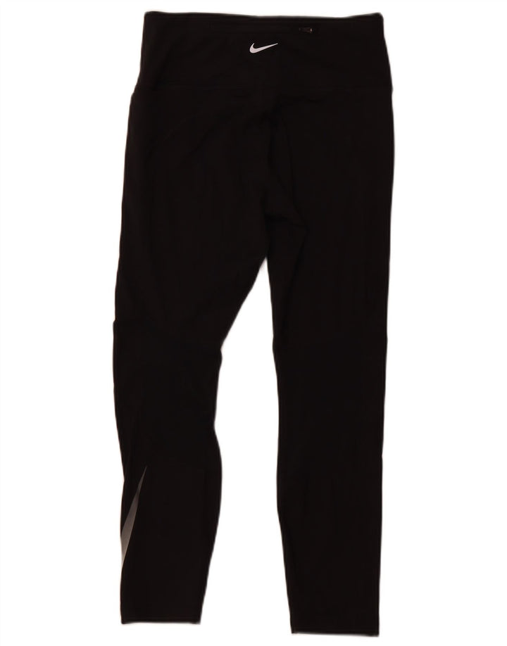 Leggings Nike Dri Fit Crop Femininas UK 12 Médio Preto Poliéster