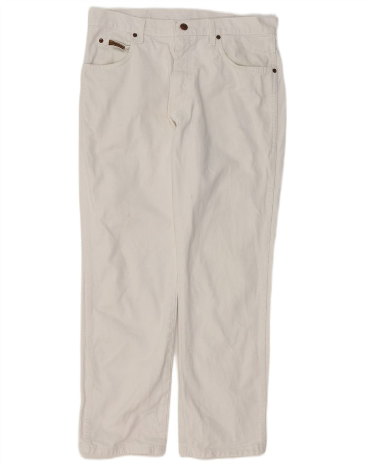 Jeans retos masculinos WRANGLER W32 L28 branco