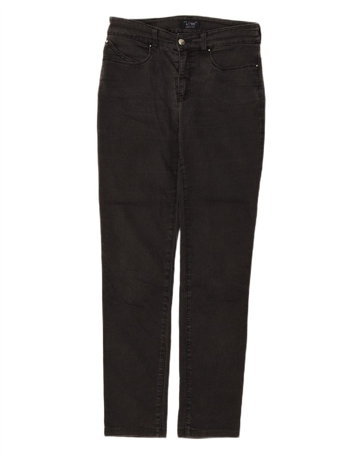 ARMANI Jeans Slim Feminino W29 L30 Algodão Preto