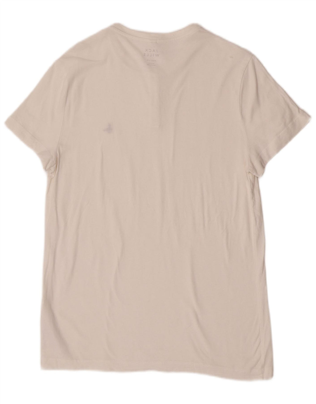 Camiseta masculina Jack Wills Top médio algodão branco