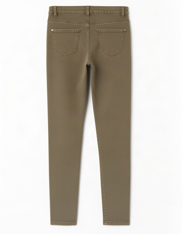 Zara Jeans Jegging Feminino EU 40 Médio W30 L28 Caqui