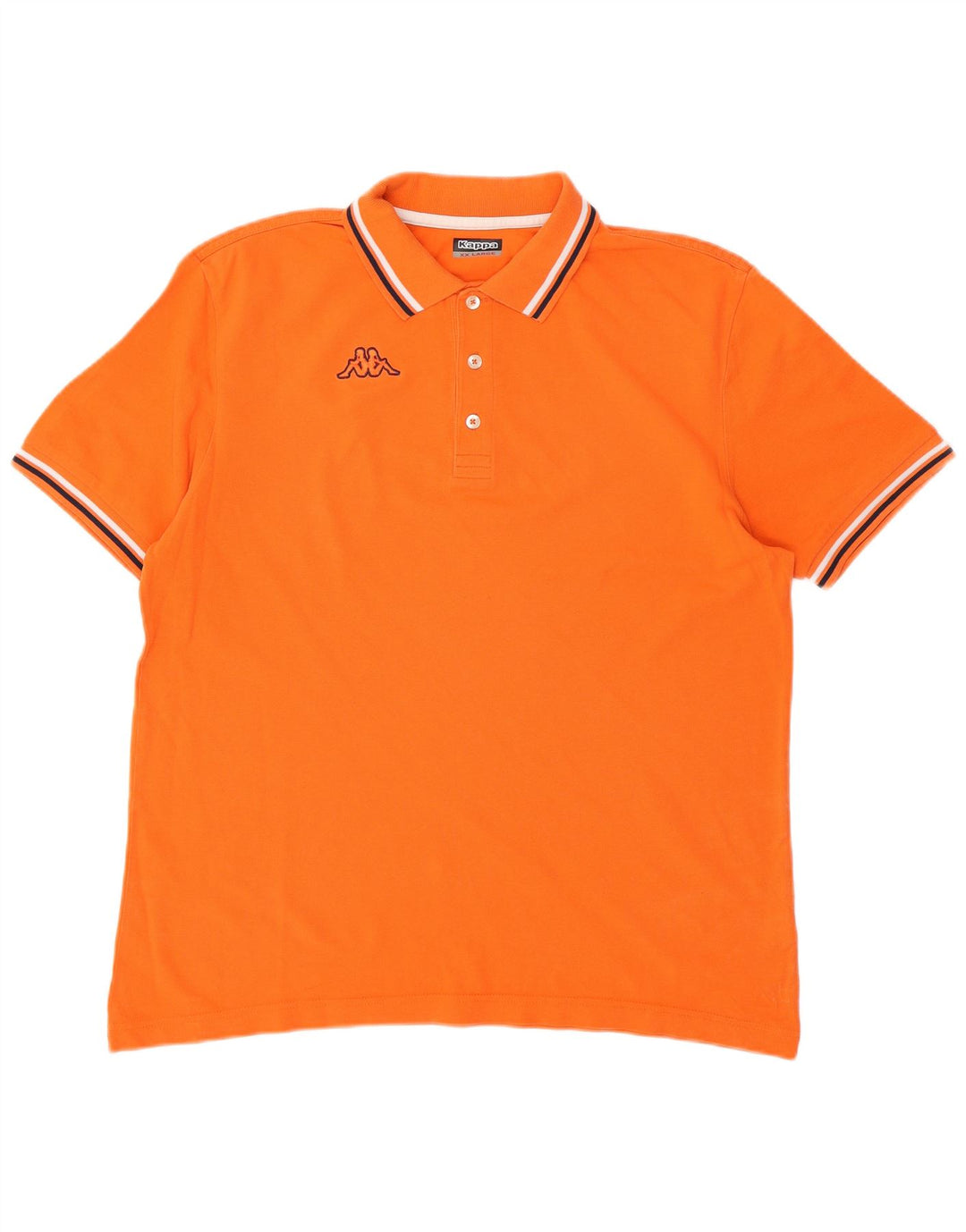 Camisa polo masculina KAPPA 2XL algodão laranja