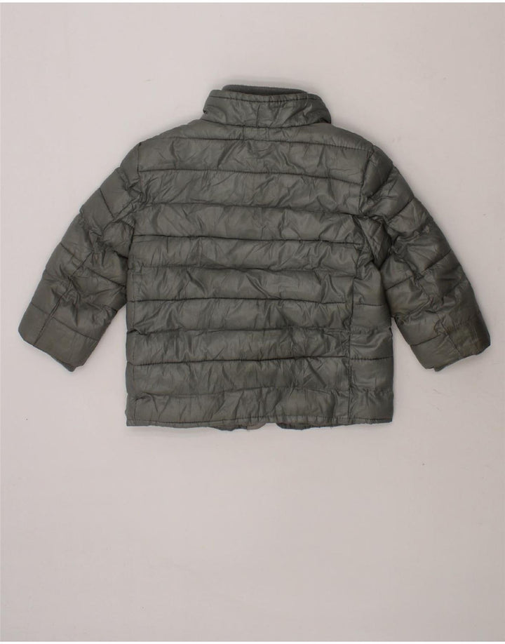 BROOKSFIELD Baby Boys Padded Jacket 3-6 Months Grey Polyester Vintage Brooksfield and Second-Hand Brooksfield from Messina Hembry 