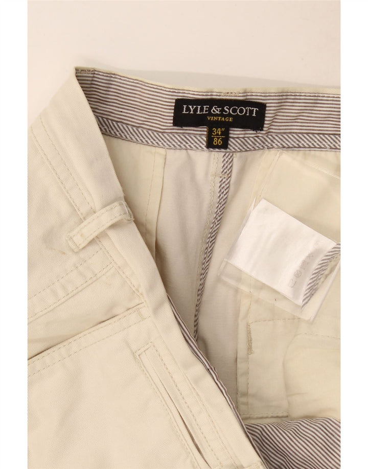 Lyle & Scott Mens Chino Shorts W34 Grande Bege