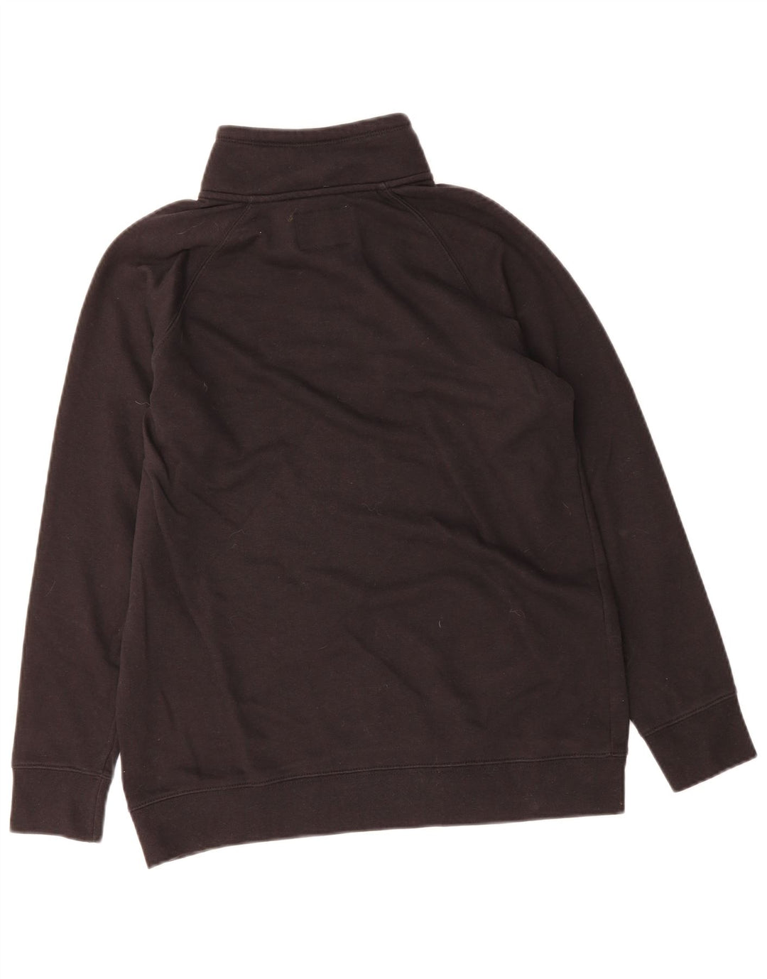 CHAMPION Suéter masculino com zíper e gola em algodão preto médio