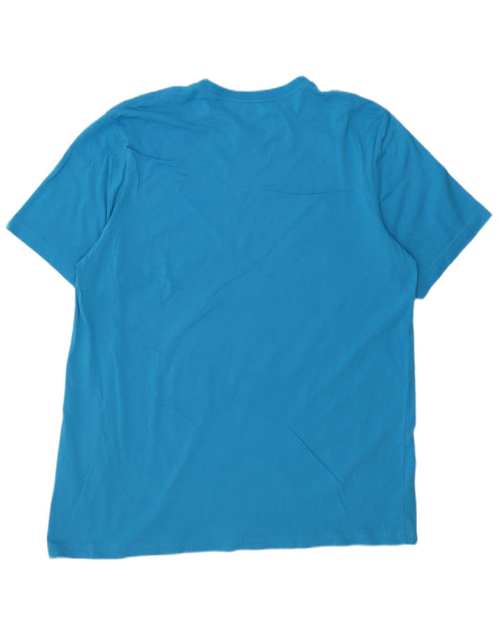 Camiseta masculina Adidas Top 2XL algodão azul