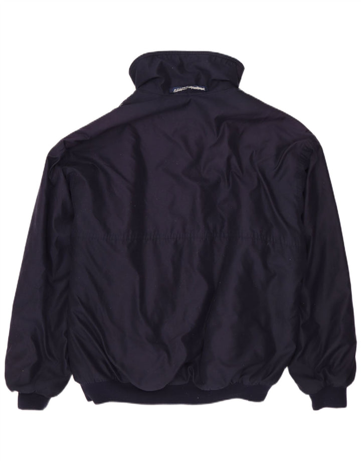 MUSTO Mens Polartec Bomber Jacket UK 40 Grande Poliéster Azul Marinho