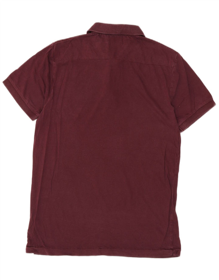 Camisa polo masculina FRENCH CONNECTION médio algodão Borgonha