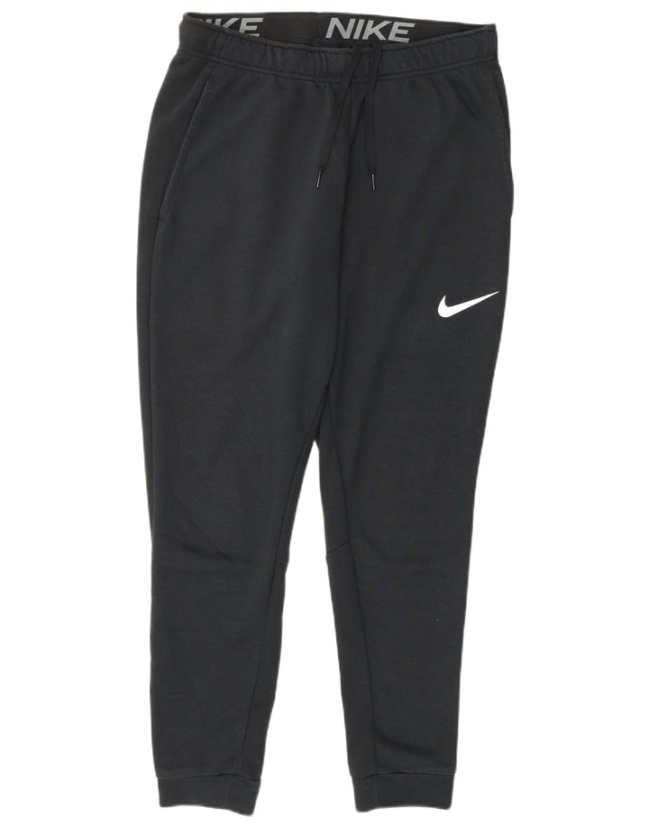NIKE Masculino Dri Fit Standard Fit Calças de treino Joggers Médio Preto