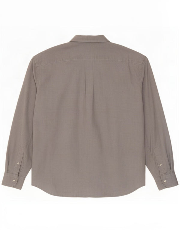 Navigare Mens Shirt Large Grey Cotton