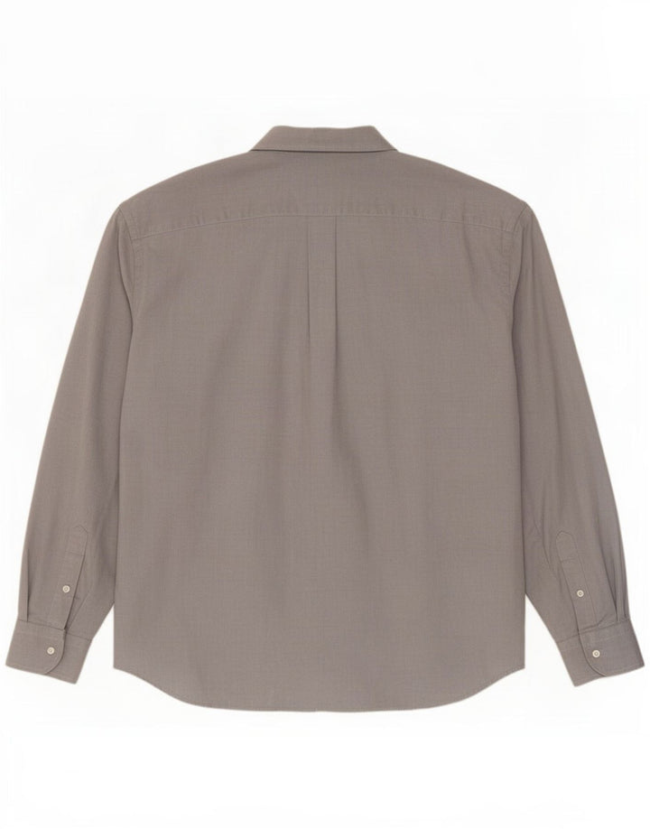 Camisa masculina Navigare grande algodão cinza