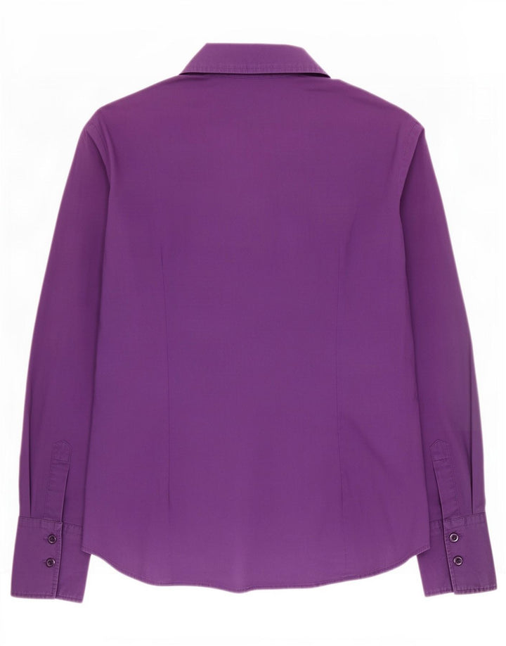 Pulôver feminino Benetton UK 12 médio roxo