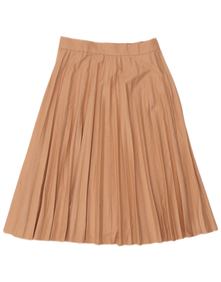 Saia plissada feminina Zara XS W24 bege