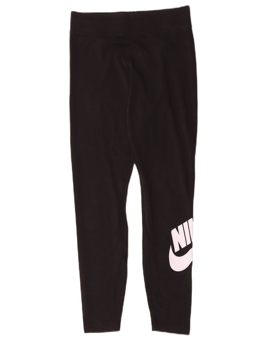 Leggings Nike Femininas Graphic UK 14 Médio Algodão Preto