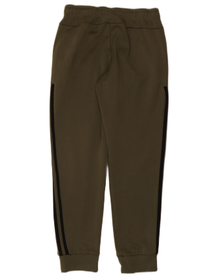 Adidas Mens Calças de treino Joggers Pequeno Poliéster Cáqui