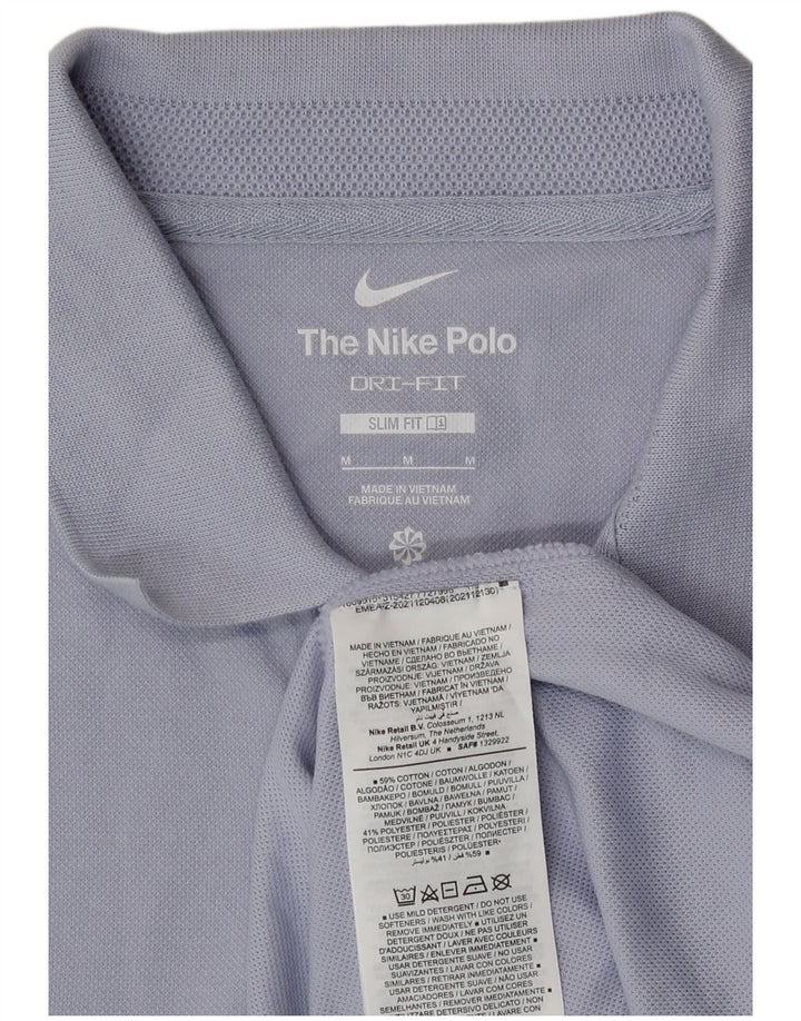 Camisa polo masculina Nike Slim Fit médio roxo algodão