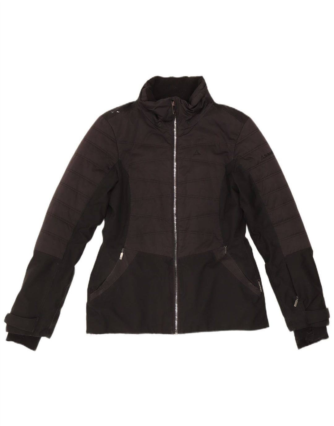 Jaqueta acolchoada feminina Schoffel UK 10 poliéster preto pequeno