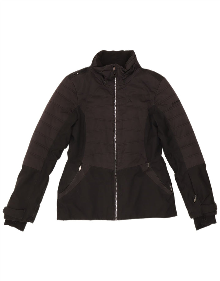 Jaqueta acolchoada feminina Schoffel UK 10 poliéster preto pequeno