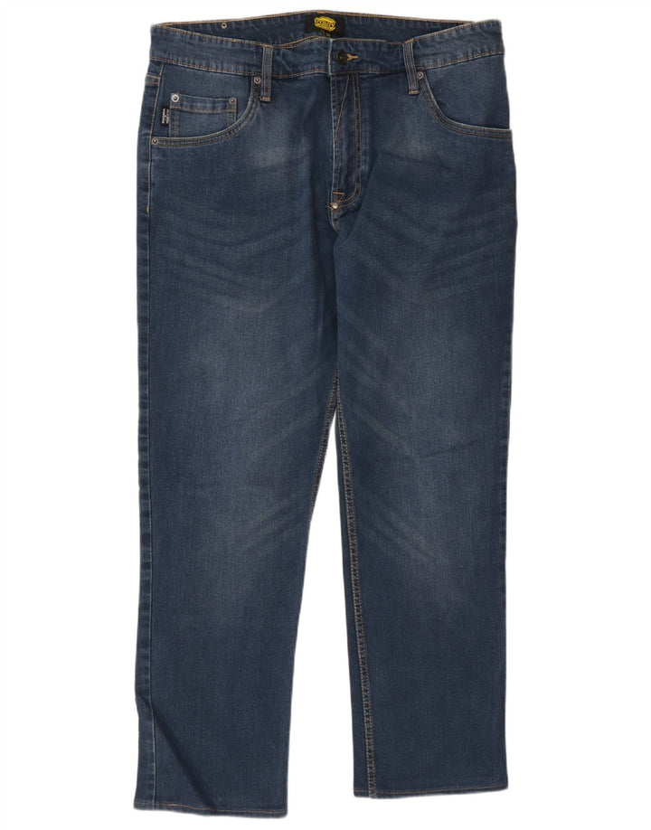 Diadora Mens Straight Jeans W34 L30 Azul
