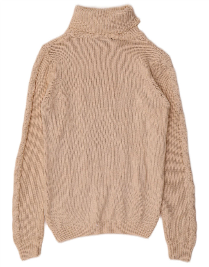 Esmara Suéter feminino com gola redonda e gola redonda UK 14/16 médio off white