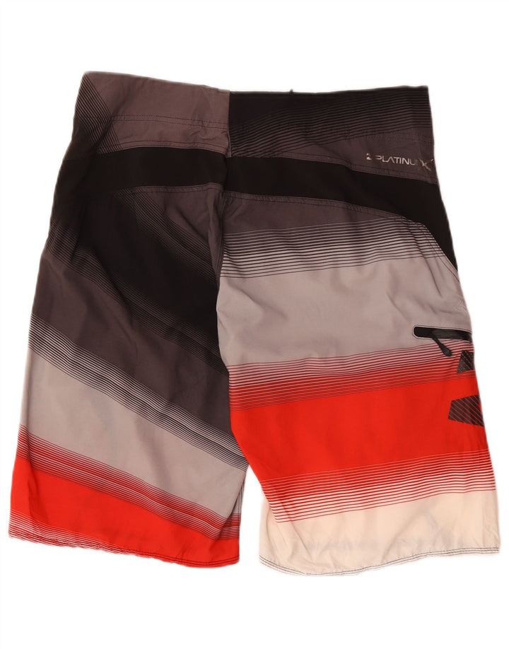Shorts de natação masculino Billabong gráfico grande bloco colorido multicolorido
