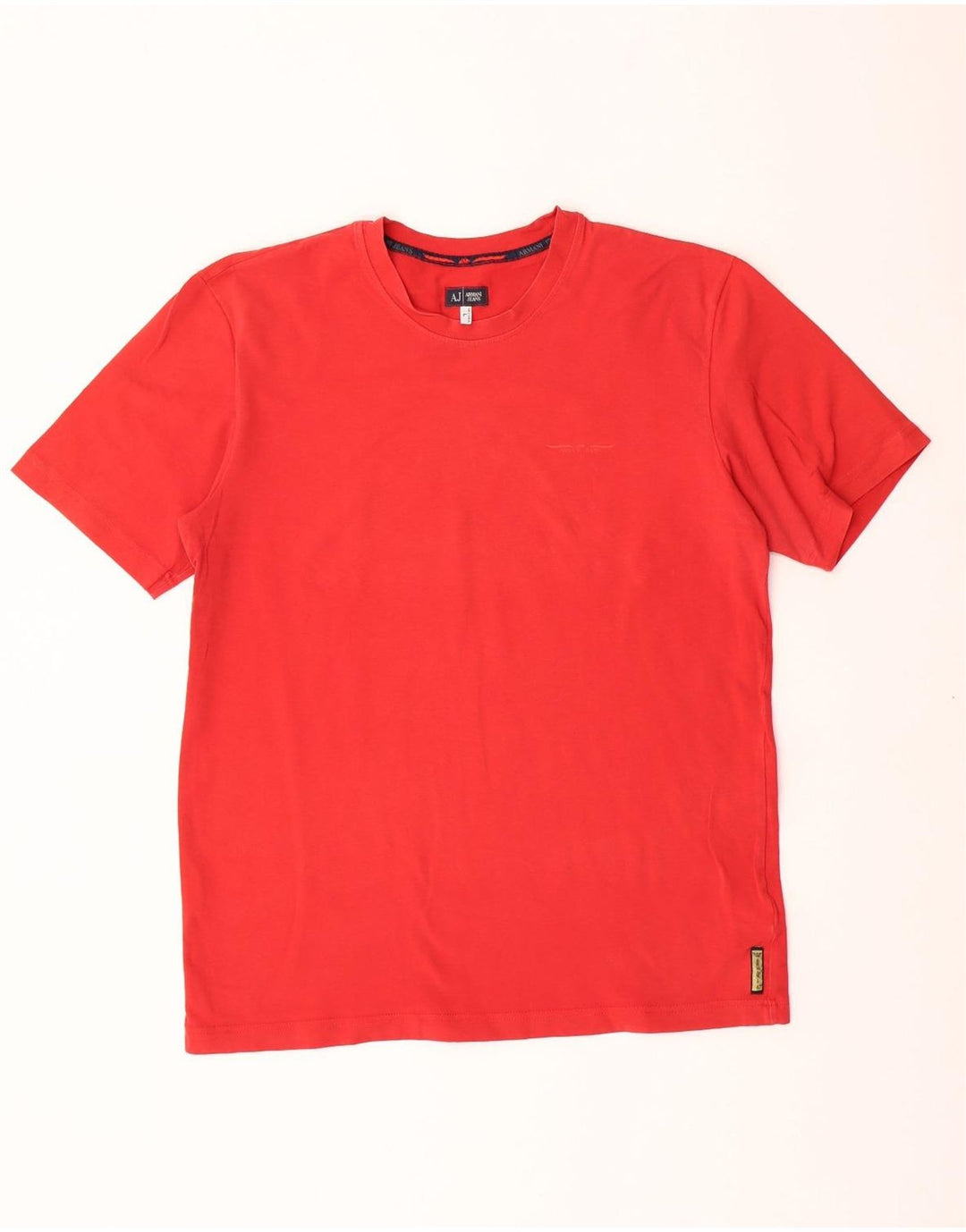 Camiseta masculina ARMANI JEANS grande algodão vermelho