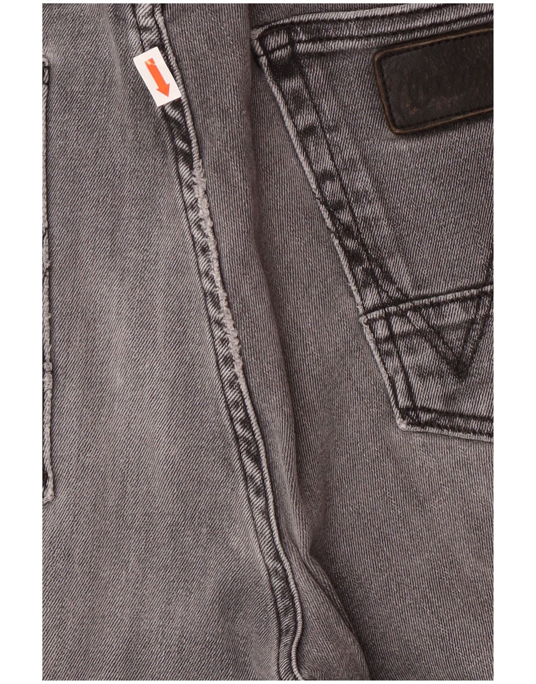 Wrangler Mens Bostin Jeans Skinny W33 L32 Algodão Cinza