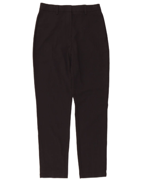 Marks & Spencer Womens Slim Suit Trousers UK 8 Small W26 L27 Black