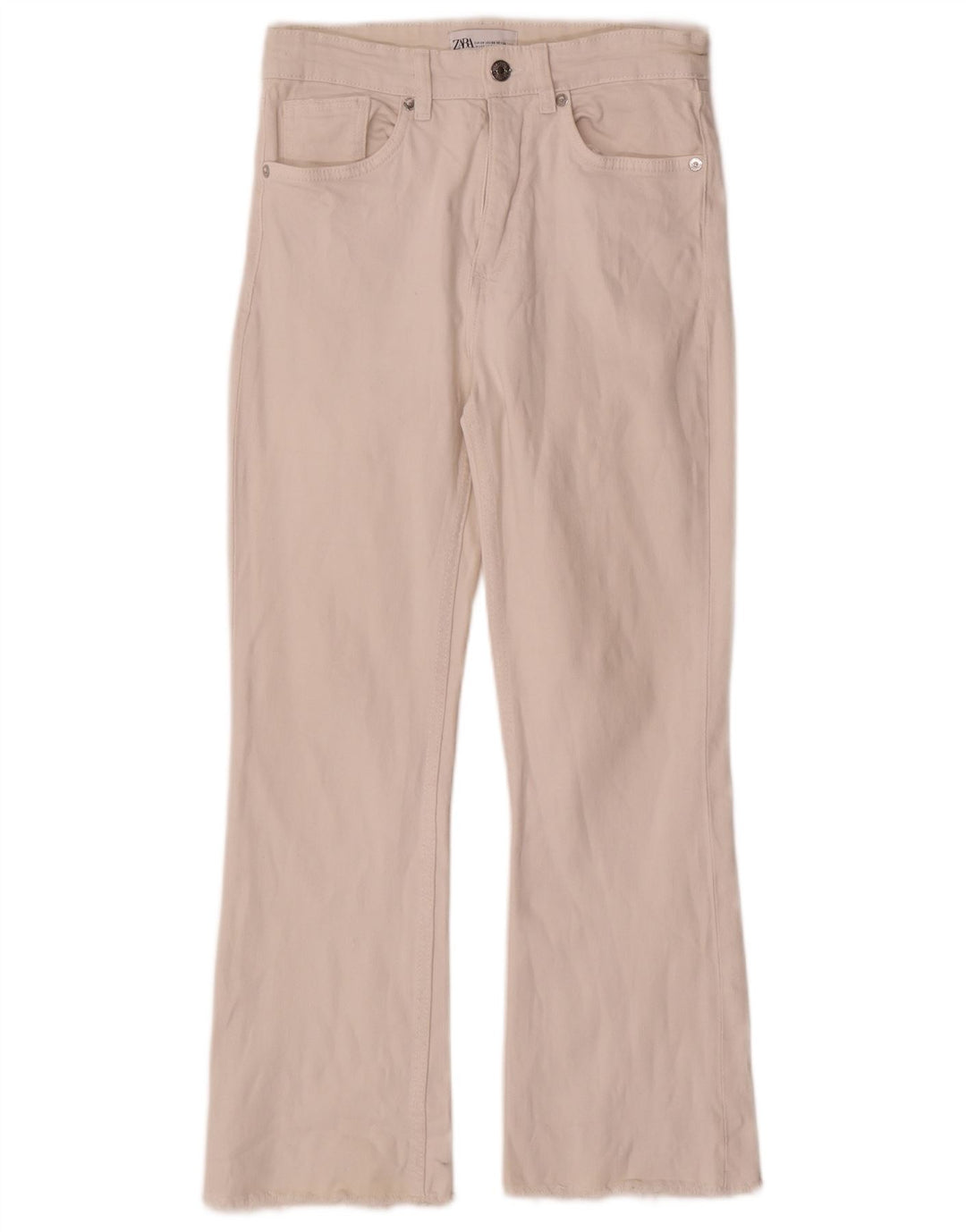 Calça jeans feminina Zara EU 38 pequena W28 L25 branca