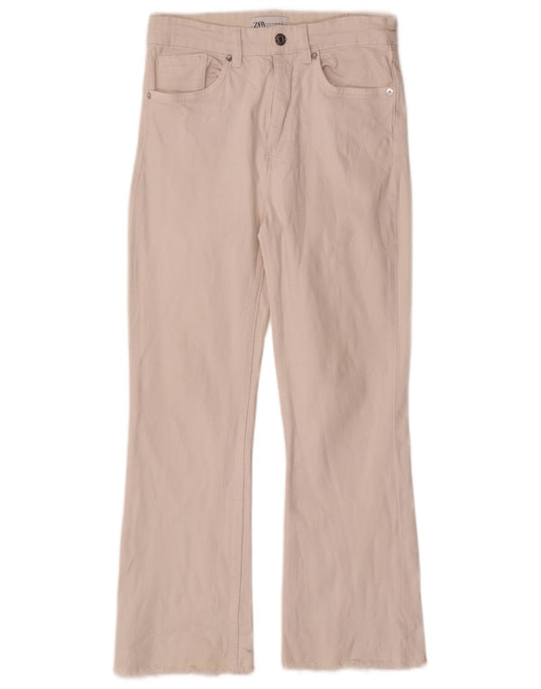 Calça jeans feminina Zara EU 38 pequena W28 L25 branca