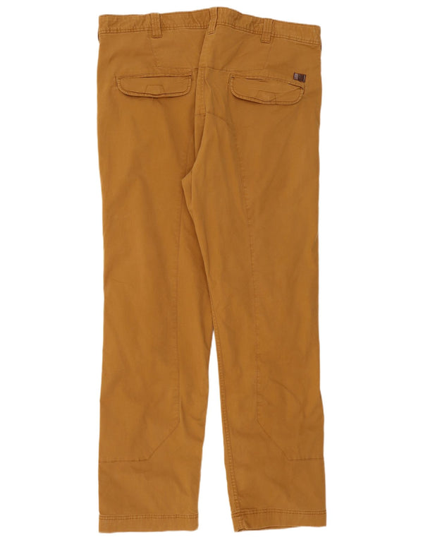 Calça chino reta masculina Timberland W42 L34 bege