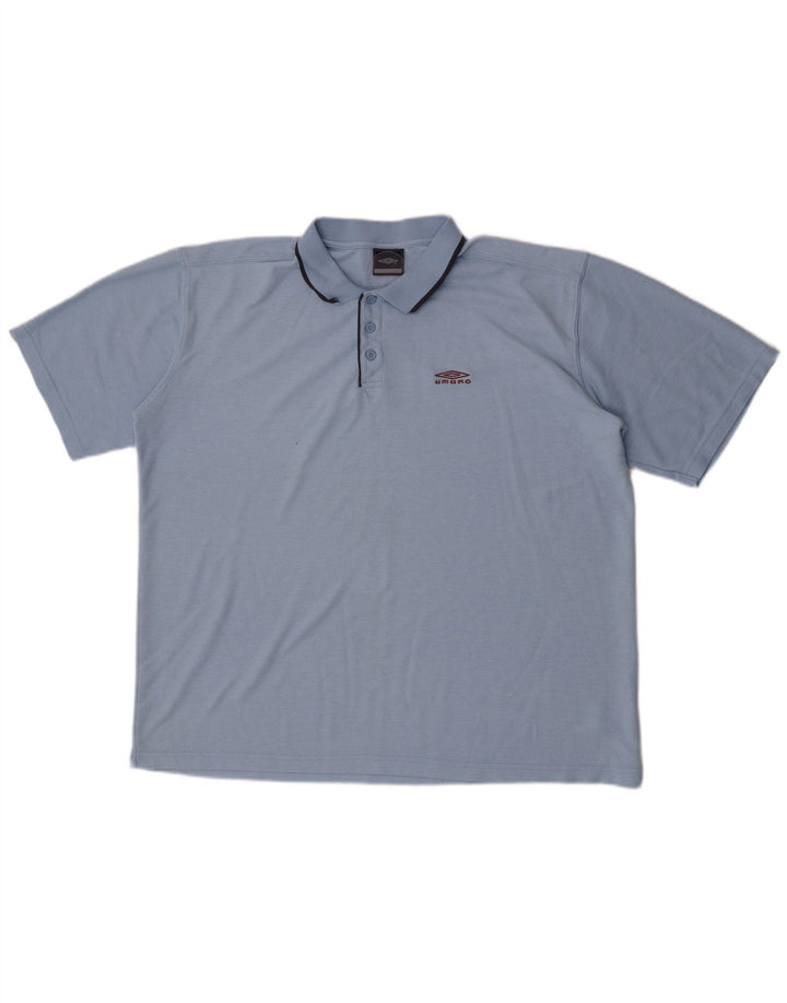 Camisa pólo masculina Umbro 2XL poliéster azul