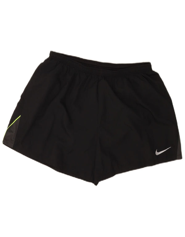 Shorts esportivos masculinos Nike 2XL poliéster colorblock preto