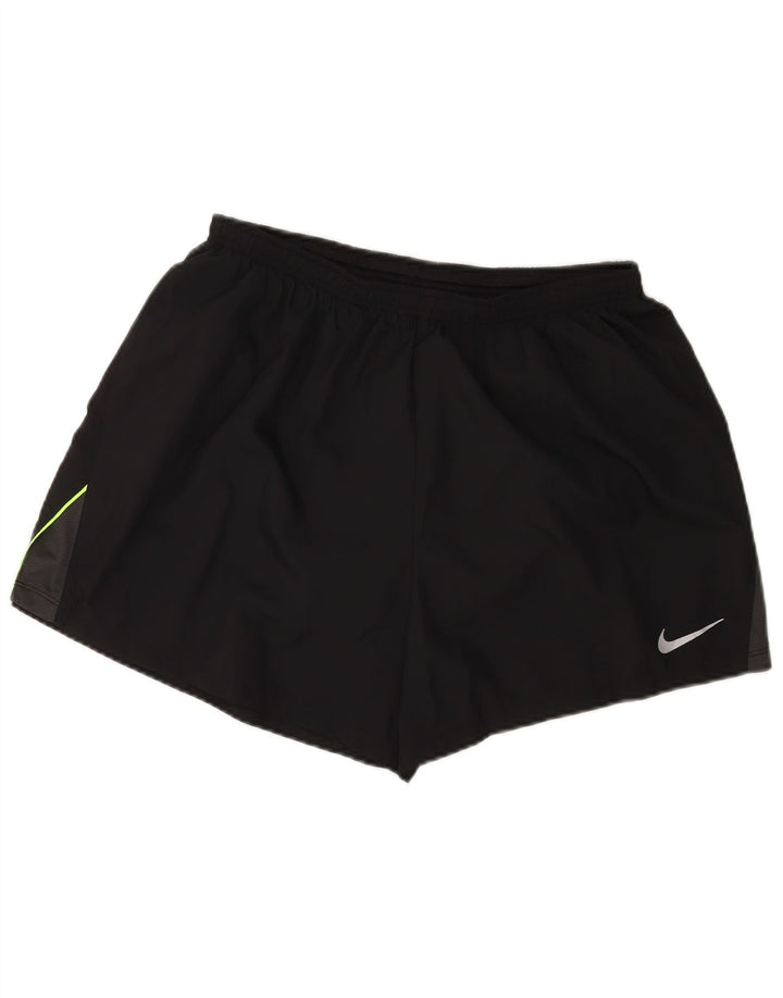 Shorts esportivos masculinos Nike 2XL poliéster colorblock preto