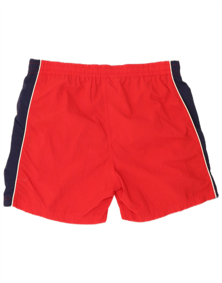 Shorts esportivos masculinos Fila Graphic grande poliamida colorblock vermelho