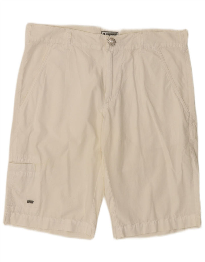 Lotto Mens Cargo Shorts Médio W34 Branco