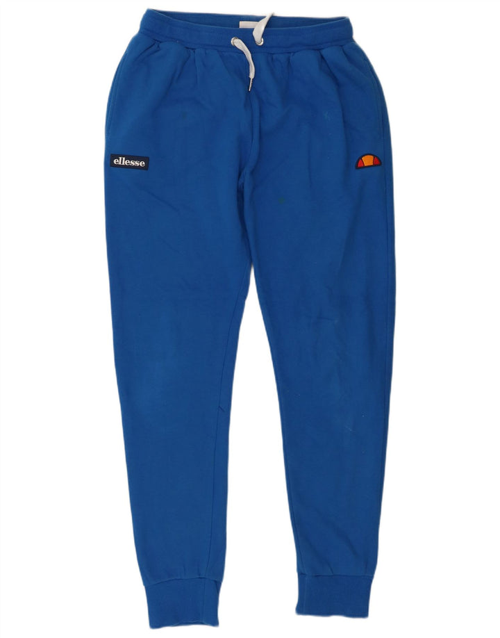 Calça esportiva Ellesse masculina gráfica joggers médio azul algodão
