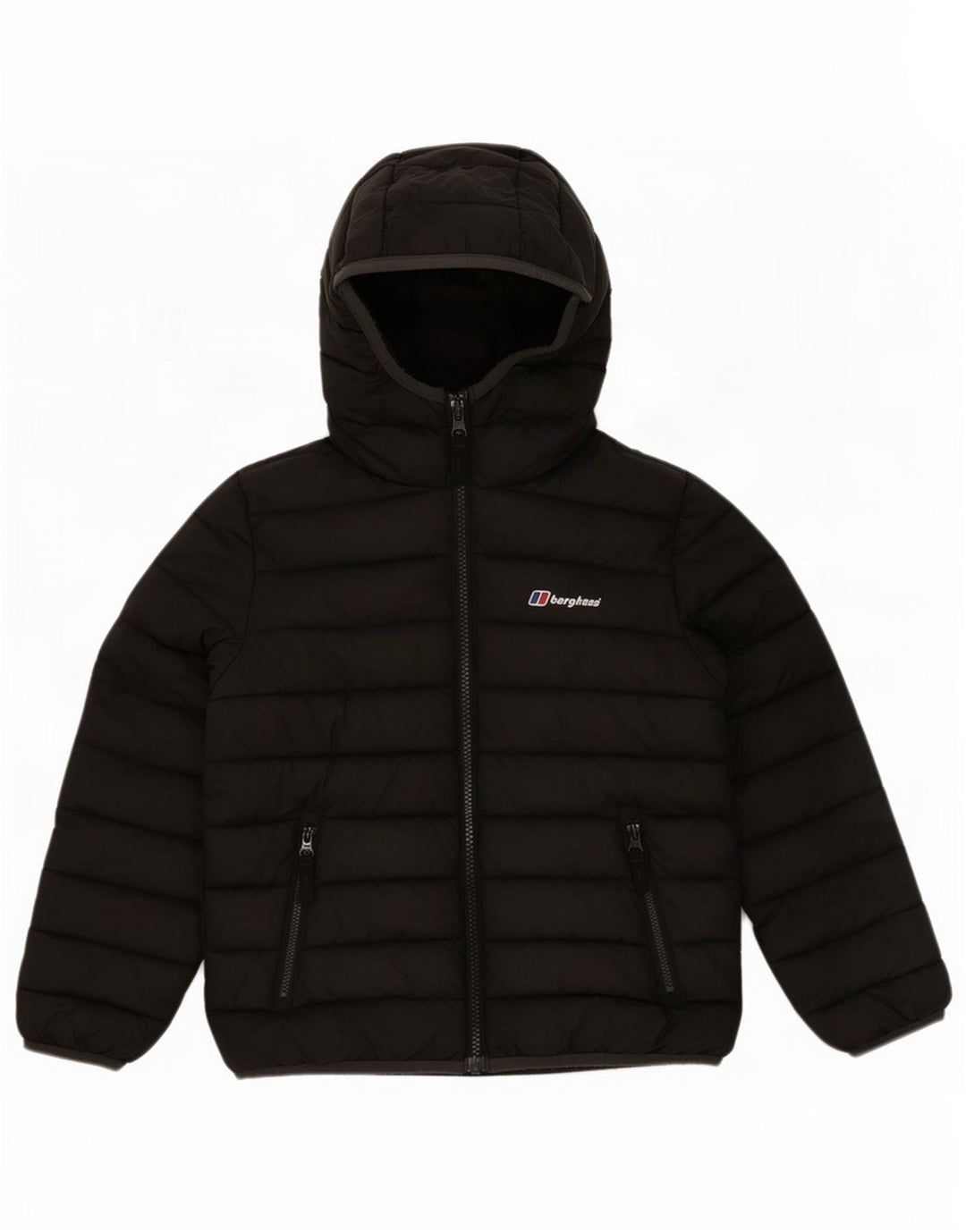 Jaqueta acolchoada com capuz Berghaus Boys 6-7 anos poliéster preto