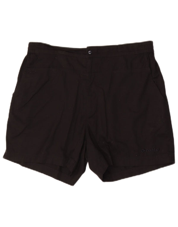 Lotto Mens Chino Shorts UK 42/44 XL W34 Algodão Preto