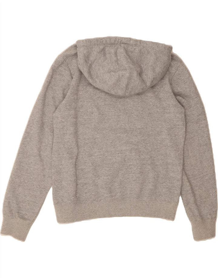 CHAMPION Womens Graphic Hoodie Jumper UK 14 Medium Grey Cotton Vintage Champion and Second-Hand Champion from Messina Hembry 