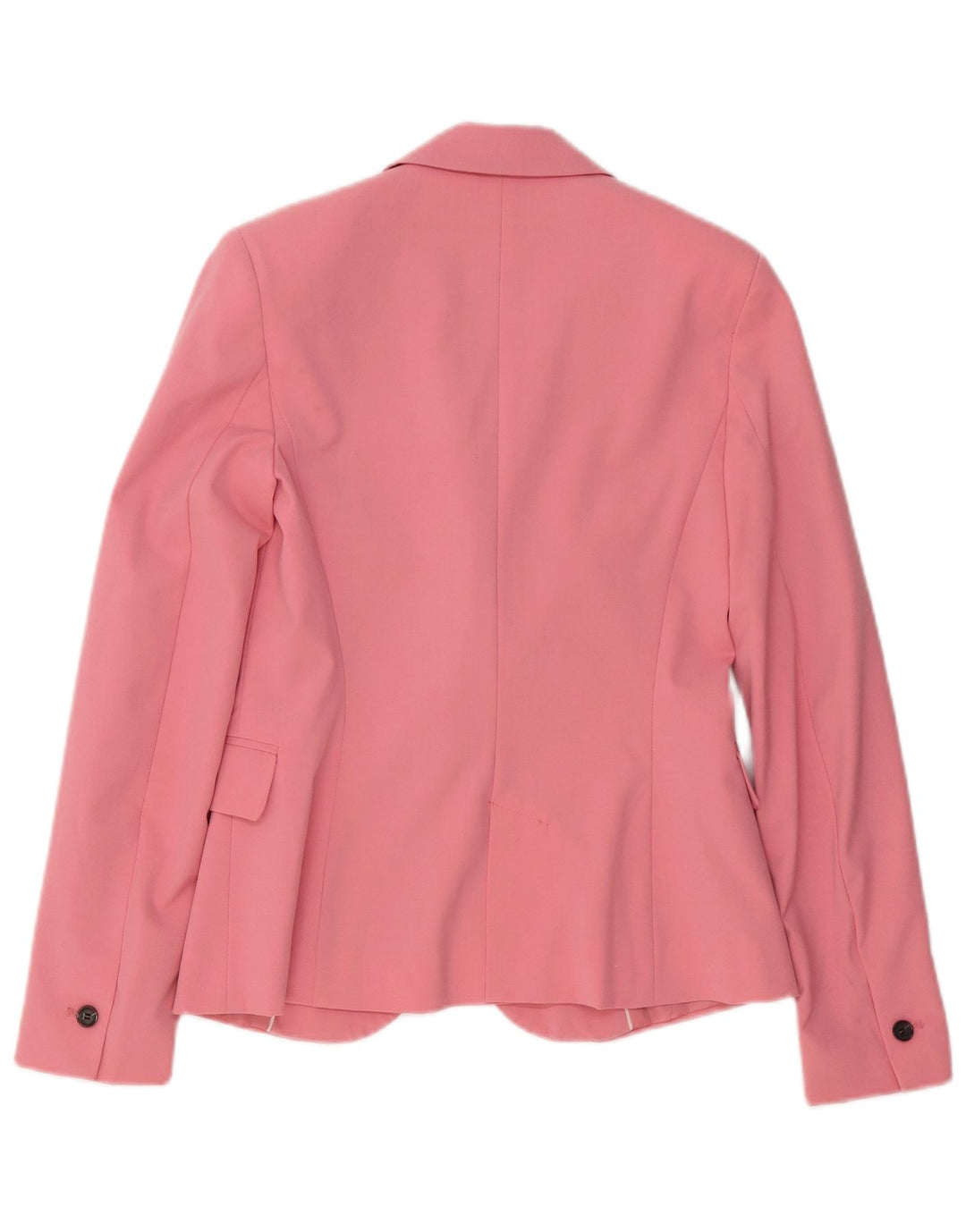 Jaqueta blazer feminina Zara com 1 botão EU 34 2XS rosa poliéster