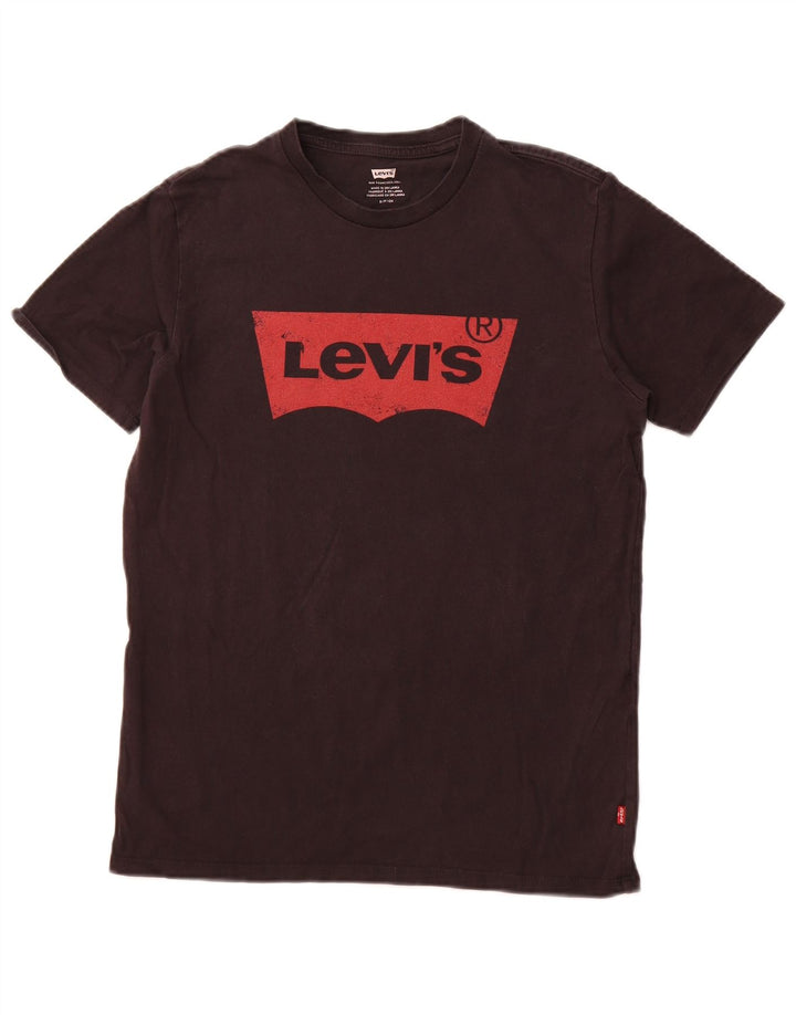 Camiseta gráfica masculina LEVI'S top pequeno algodão preto