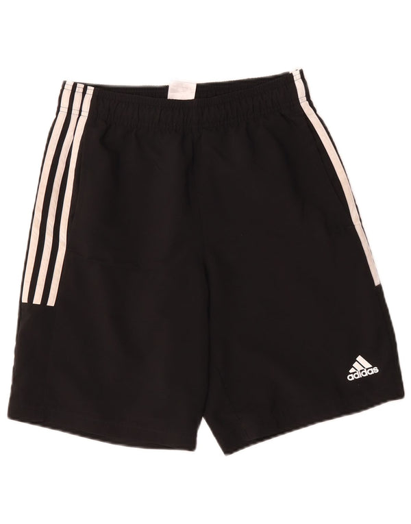 Shorts esportivos masculinos Adidas XS poliéster preto
