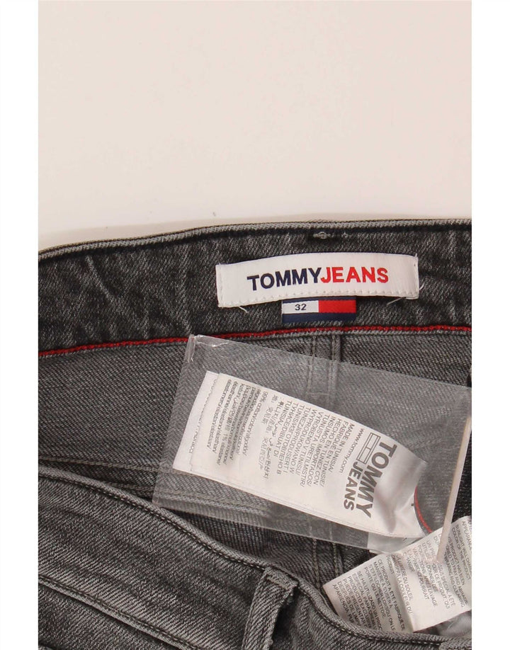 Shorts jeans masculino Tommy Hilfiger W32 algodão cinza médio