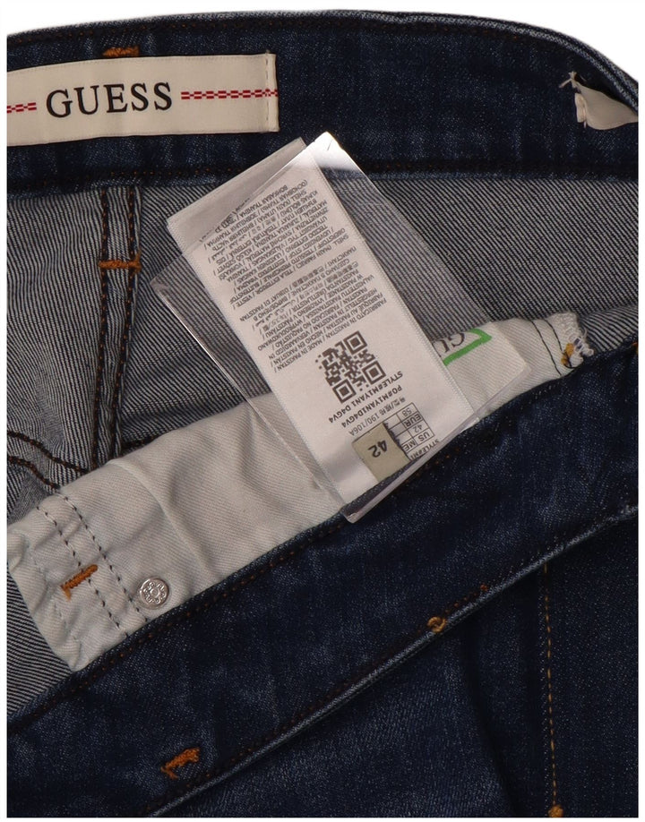 Calça jeans skinny masculina GUESS W42 L28 azul poliéster