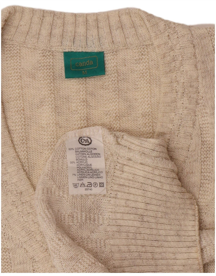 C&A Mens Canda Vest Regata Médio Algodão Bege